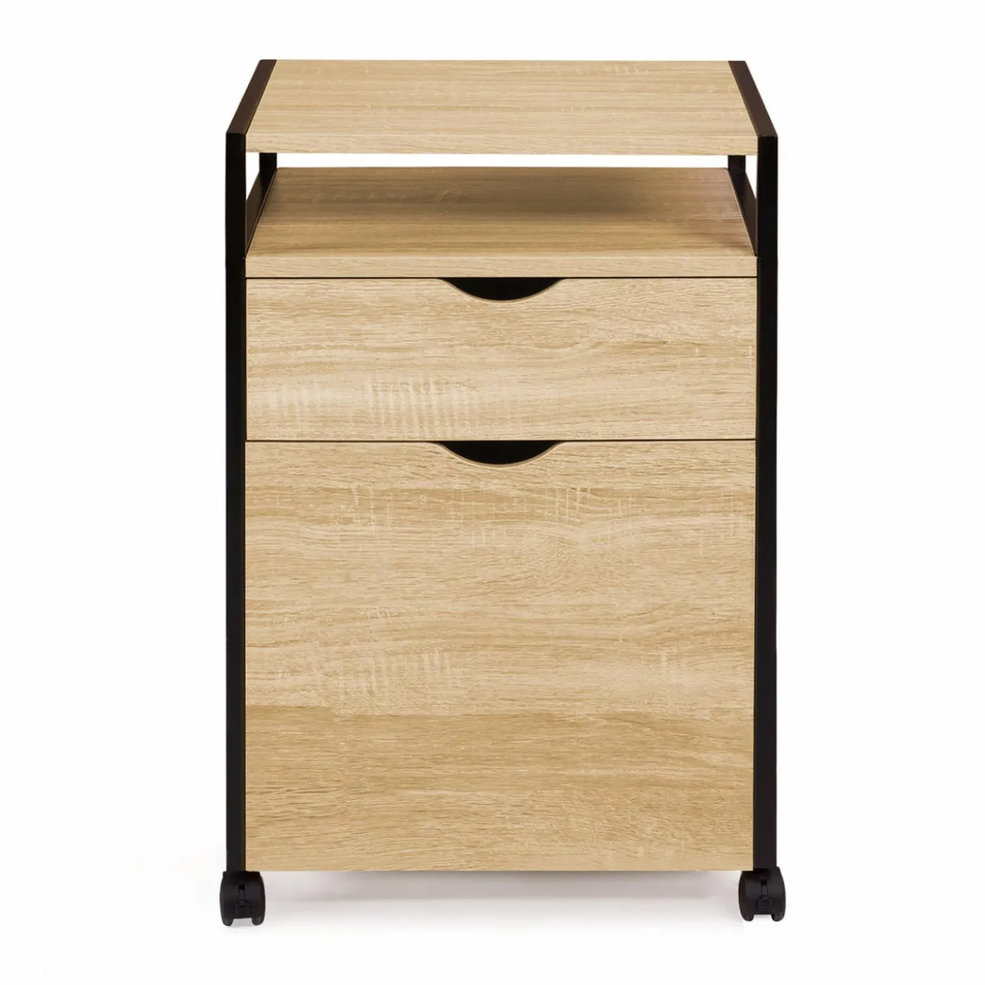 Caisson de bureau 2 tiroirs pour imprimante