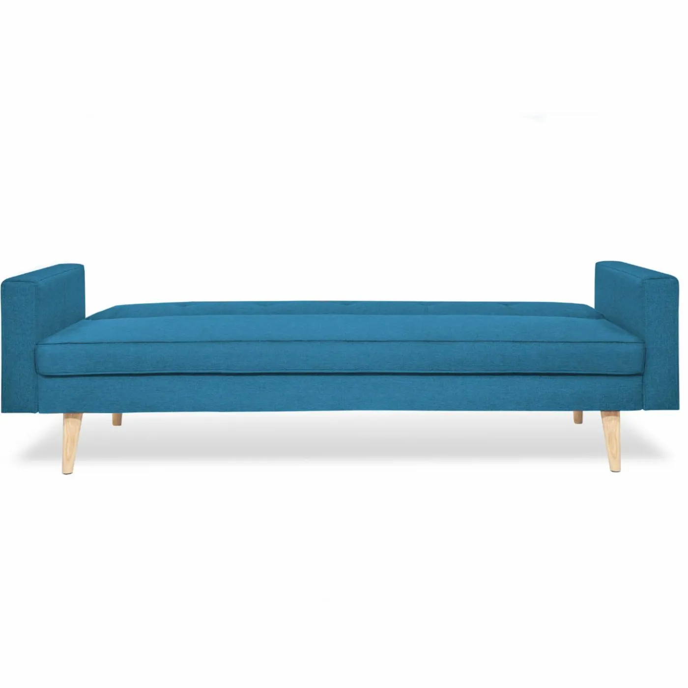 Canapé bleu canard scandinave 3 places convertible