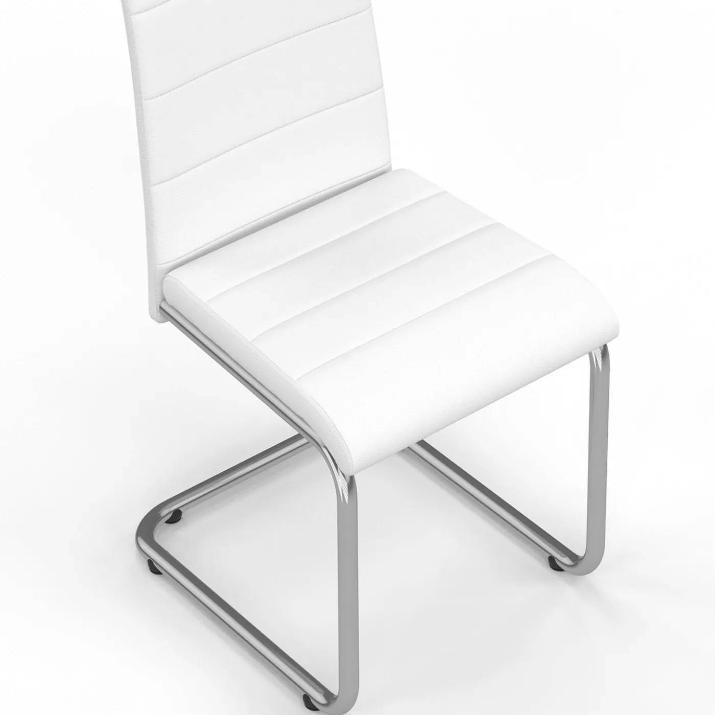 Chaises blanches design pour salle à manger MIA