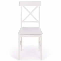 Chaises en bois blanc lot de 4