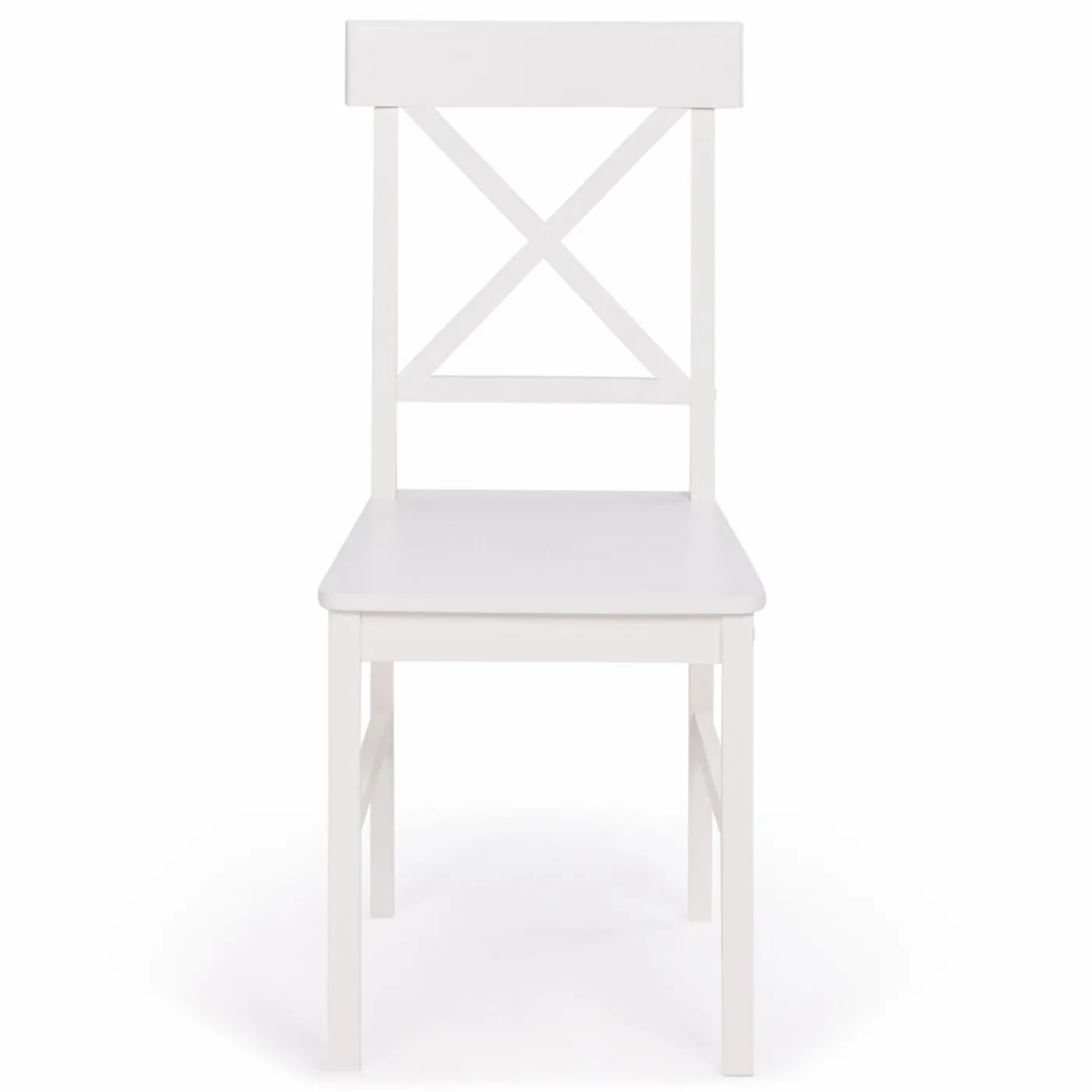 Chaises en bois blanc lot de 4