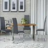 Chaises grises design pour salle à manger MIA