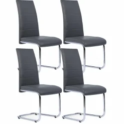 Chaises grises design pour salle à manger MIA