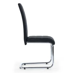 Chaises noires design pour salle à manger MIA