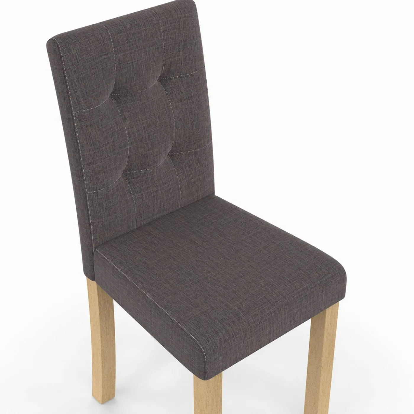 Chaises scandinaves gris foncé