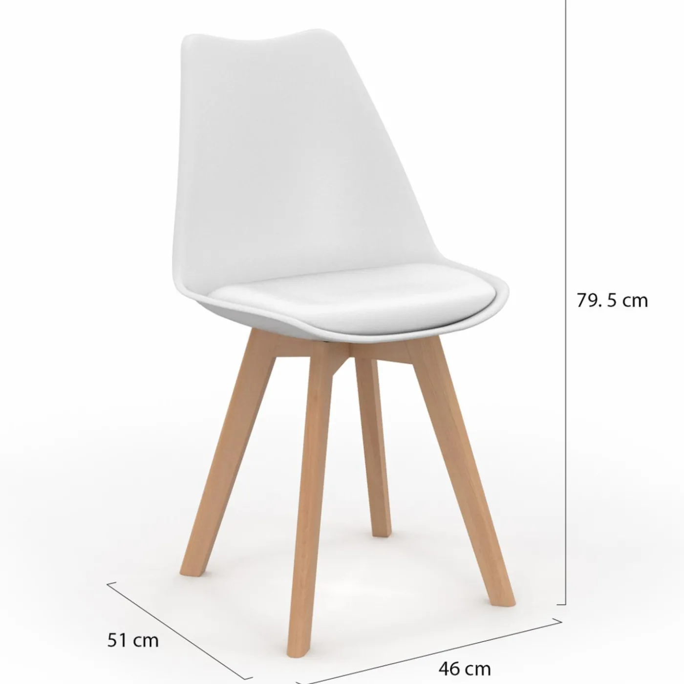 Chaises scandinaves patchworks noirs, gris et blancs