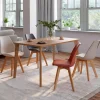 Chaises terracotta, gris, beige style scandinave