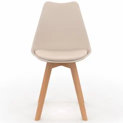 Chaises terracotta, gris, beige style scandinave