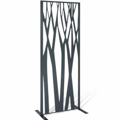 Claustra extérieur métal gris design 150 x 50 cm