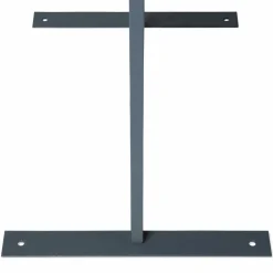Claustra extérieur métal gris design 150 x 50 cm