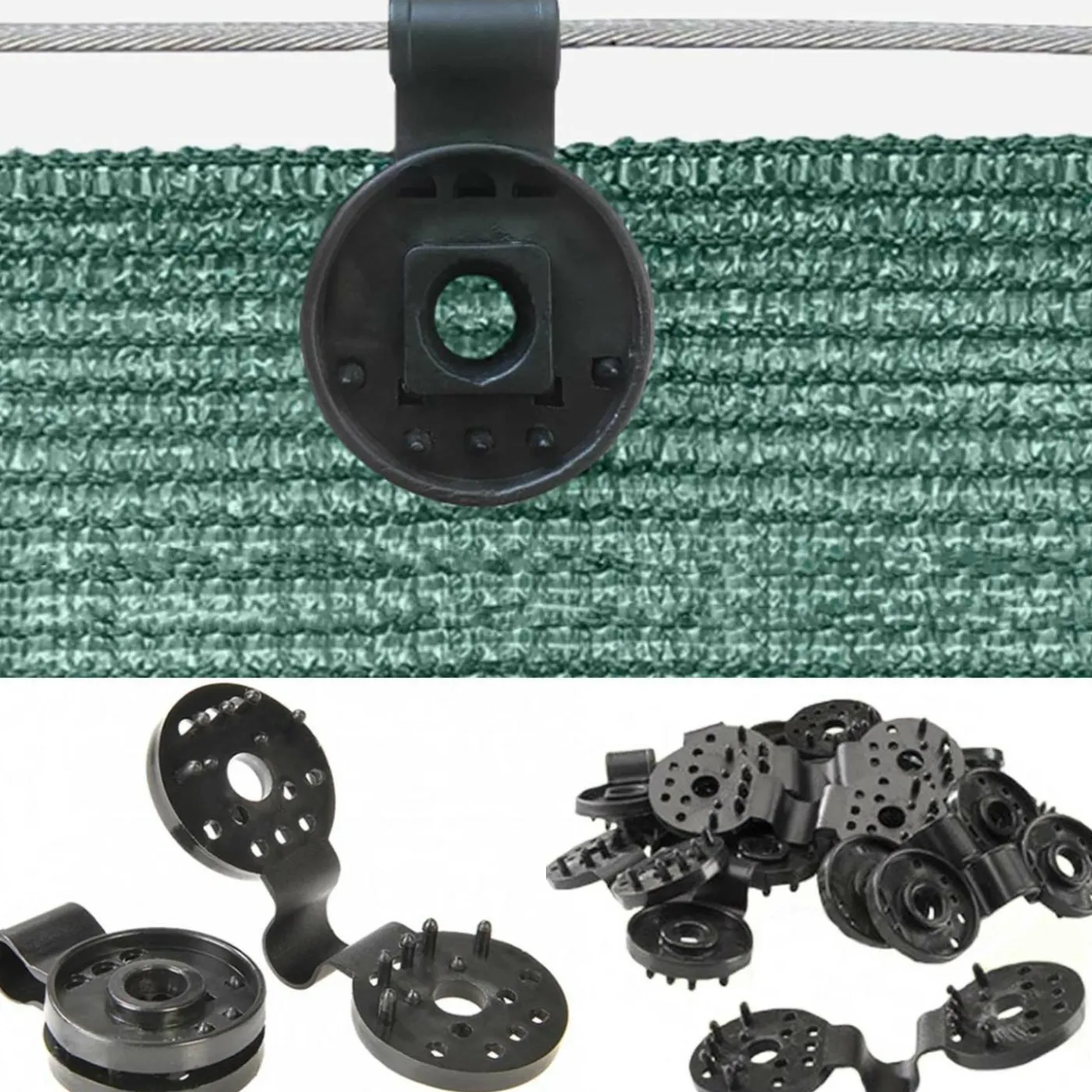 Clips et attaches brise vue x20 pcs