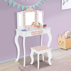Coiffeuse enfant avec tiroirs