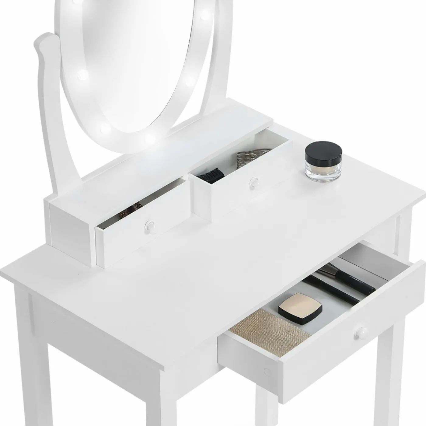 Coiffeuse miroir led