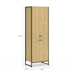 Colonne cuisine industrielle 2 portes