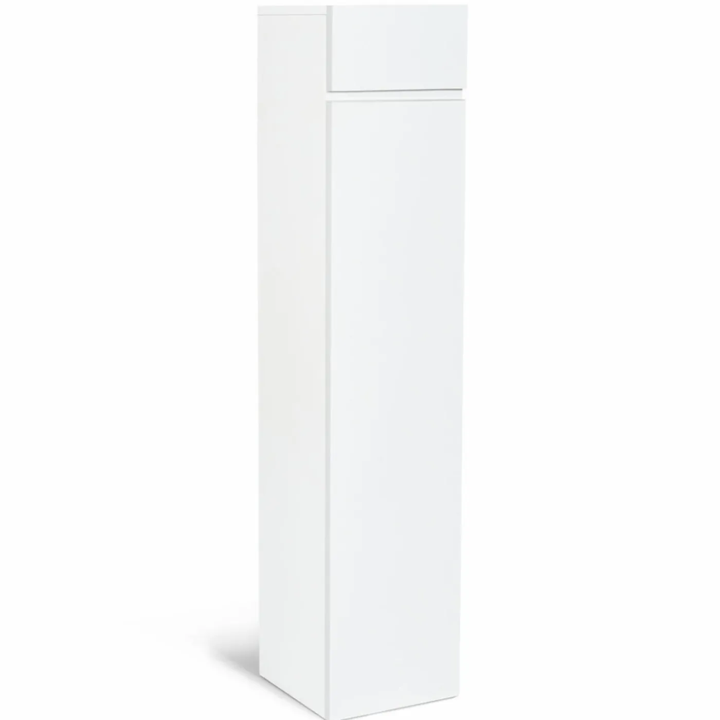 Colonne de rangement suspendue blanche