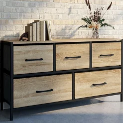 Commode industrielle design 5 tiroirs
