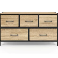 Commode industrielle design 5 tiroirs