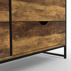 Commode XXL design industriel avec 6 tiroirs