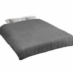 Couverture lestée 7kg 150x200 cm gris clair et gris foncé