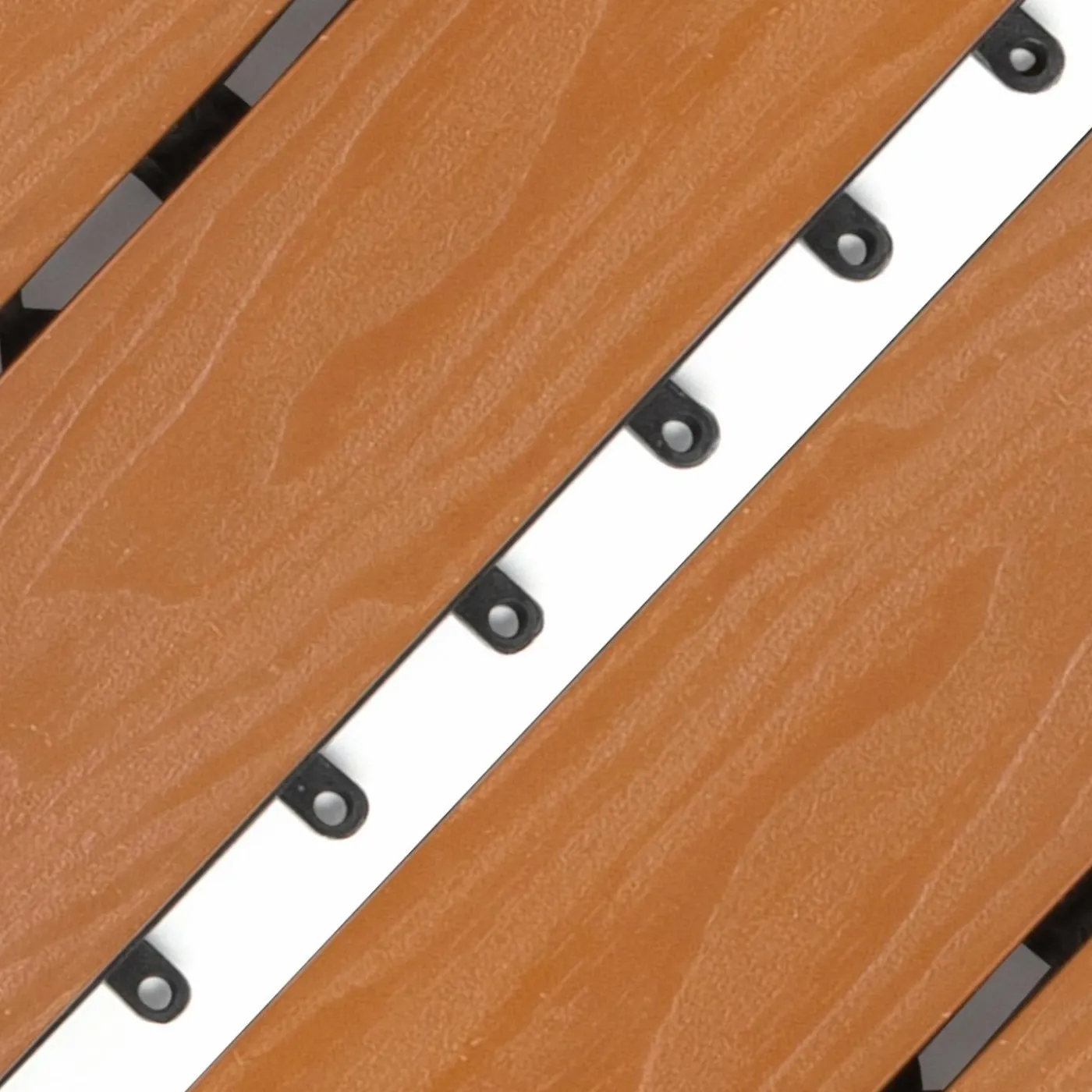 Dalles composite clipsables 30x30 CM imitation teck