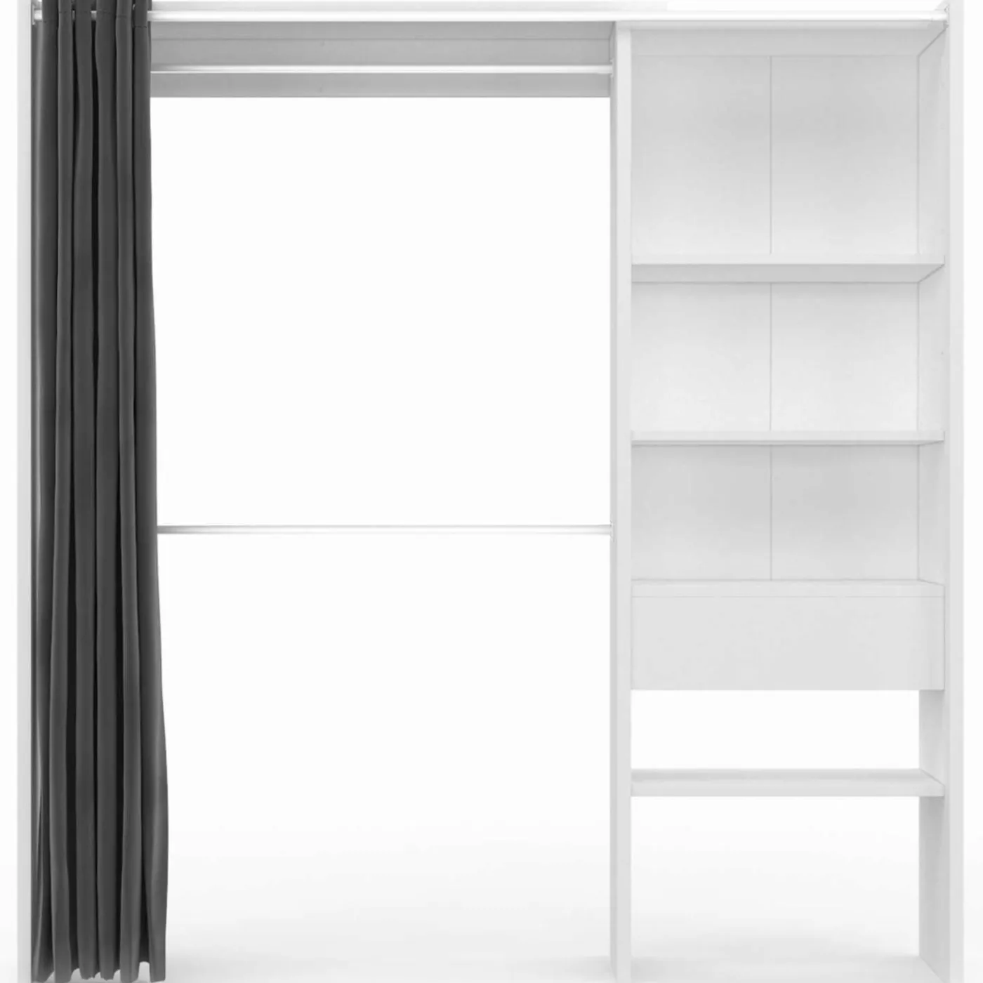 Dressing extensible blanc et gris