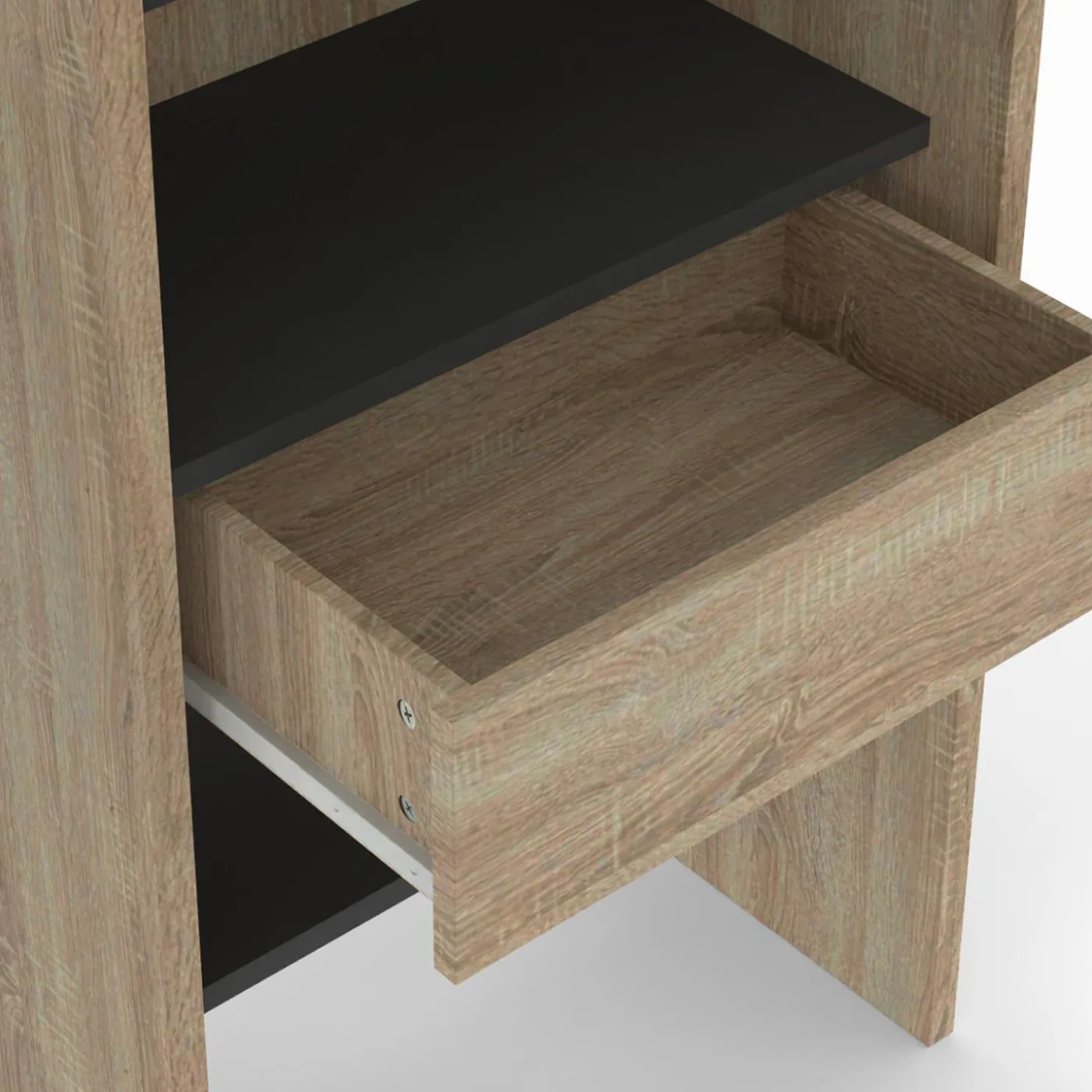 Dressing extensible bois et noir