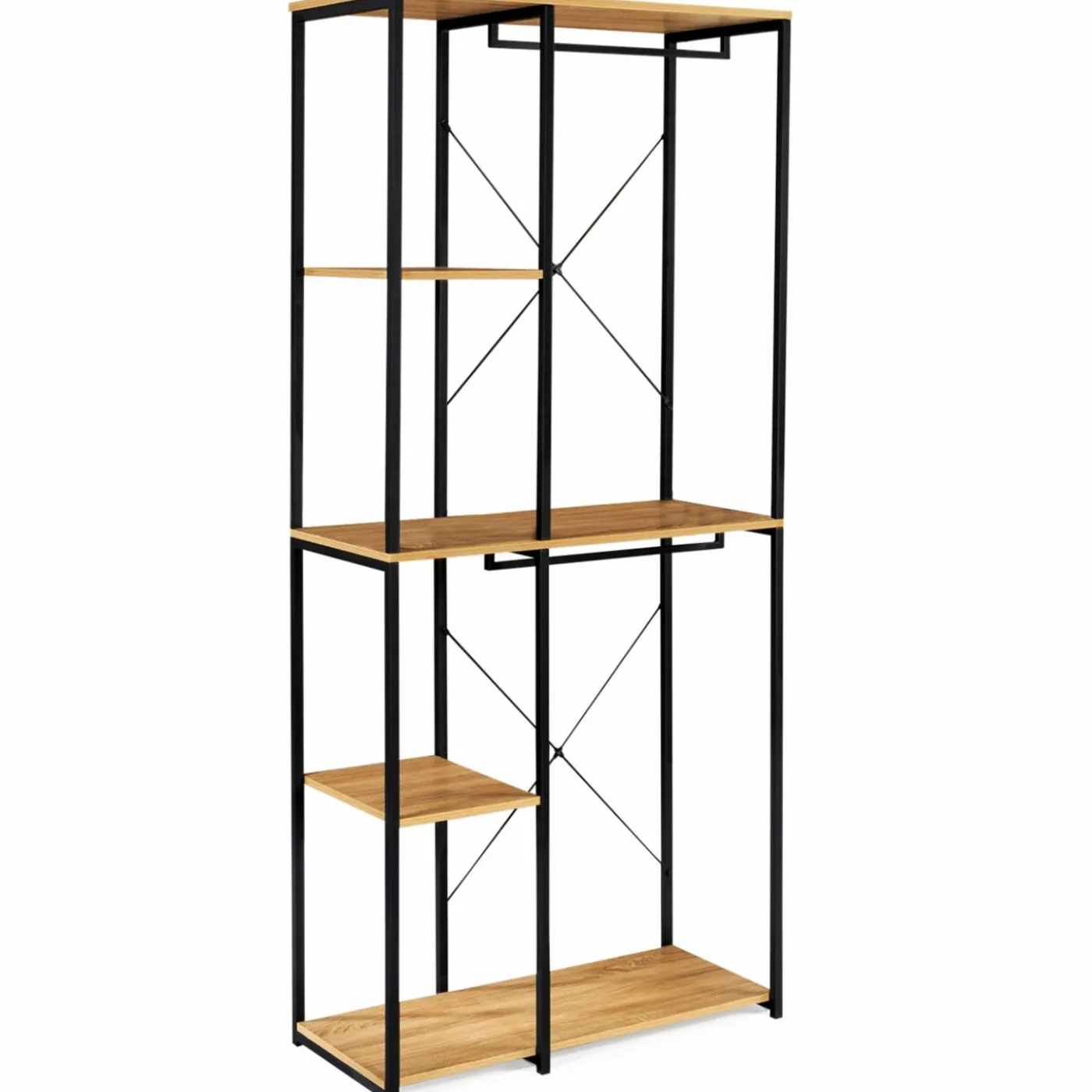 Dressing industriel double penderie 90 cm