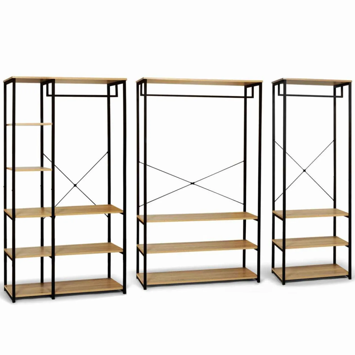 Dressing ouvert industriel 167 cm