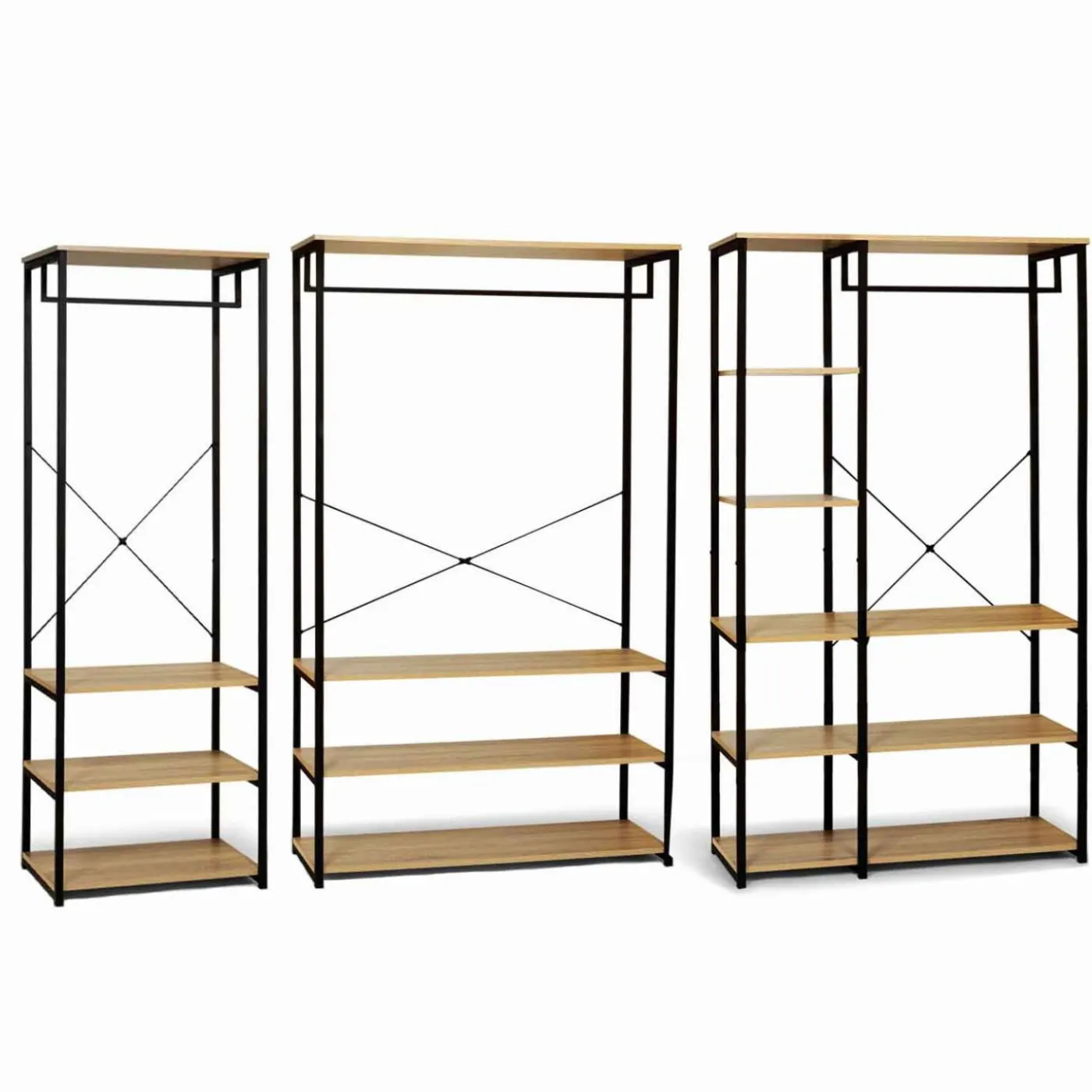 Dressing ouvert industriel 167 cm