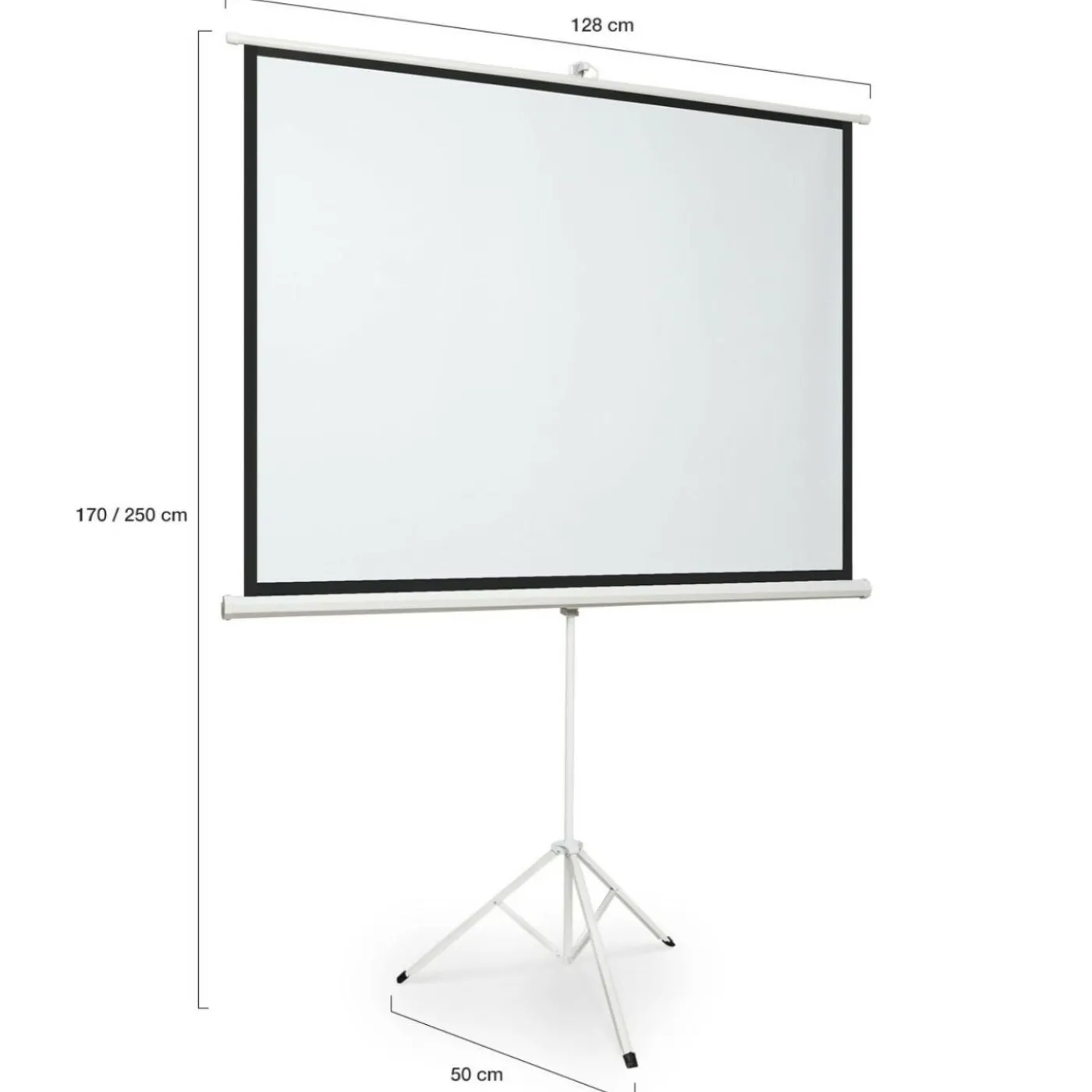 Ecran de projection 84 pouces avec support trépied hauteur réglable
