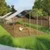 Enclos à poules 24 m2 parc grillagé 8x3m