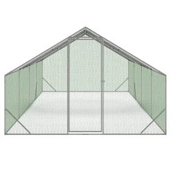 Enclos à poules 24 m2 parc grillagé 8x3m