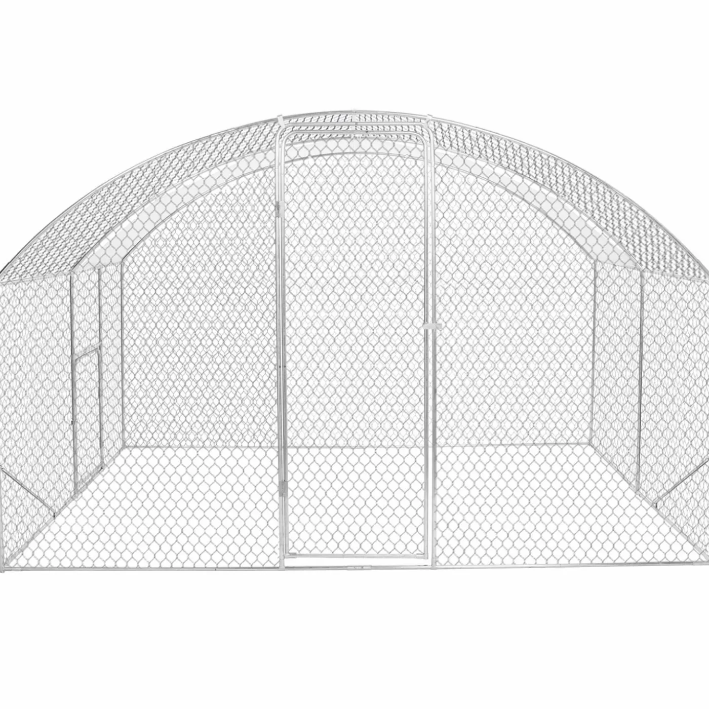Enclos poulailler 7,5 m 2 avec toit dôme