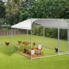 Enclos poules 2x4m acier galvanisé