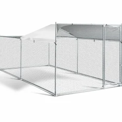 Enclos poules 2x4m acier galvanisé