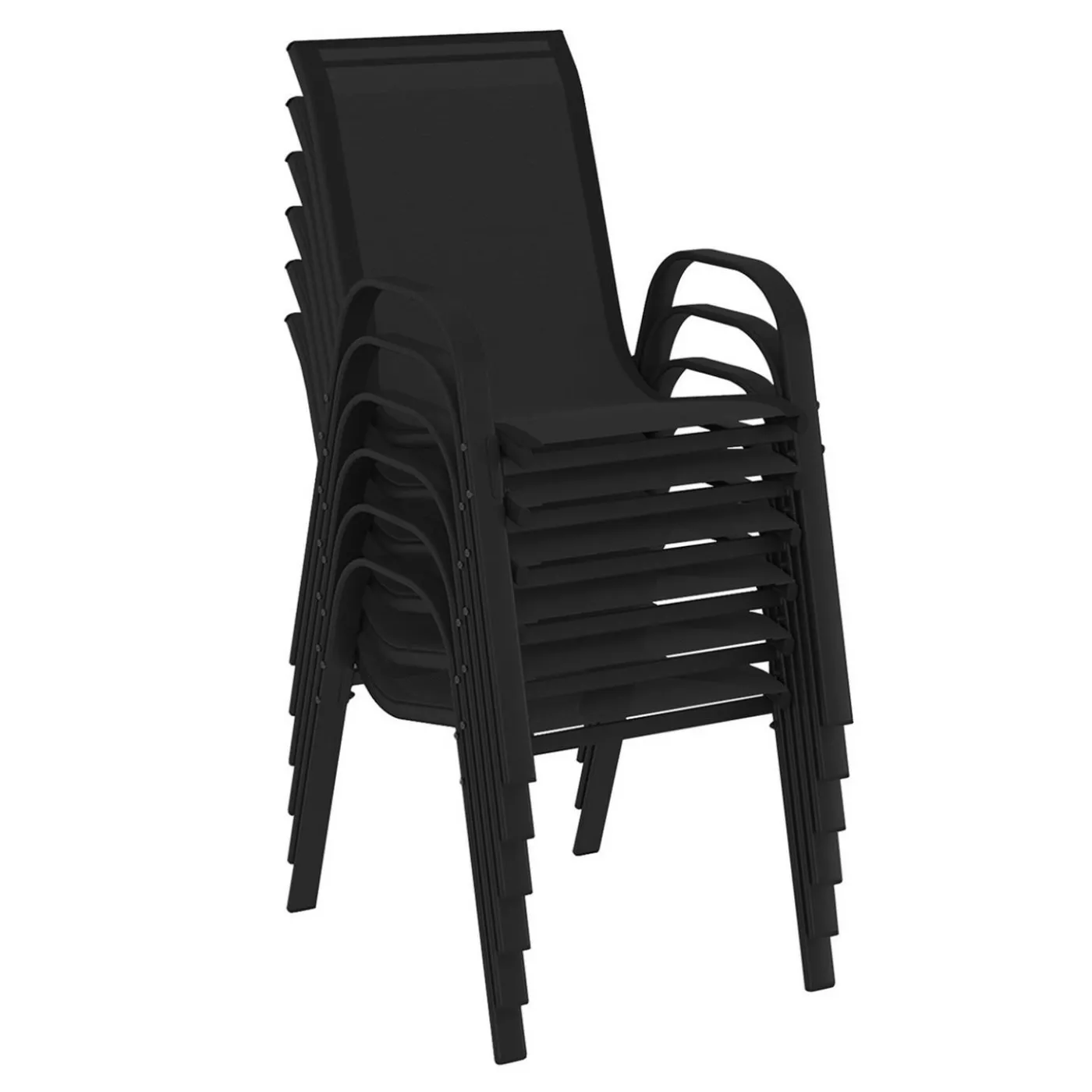 Ensemble table et chaises salon de jardin 6 personnes