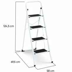 Escabeau 4 marches pliable