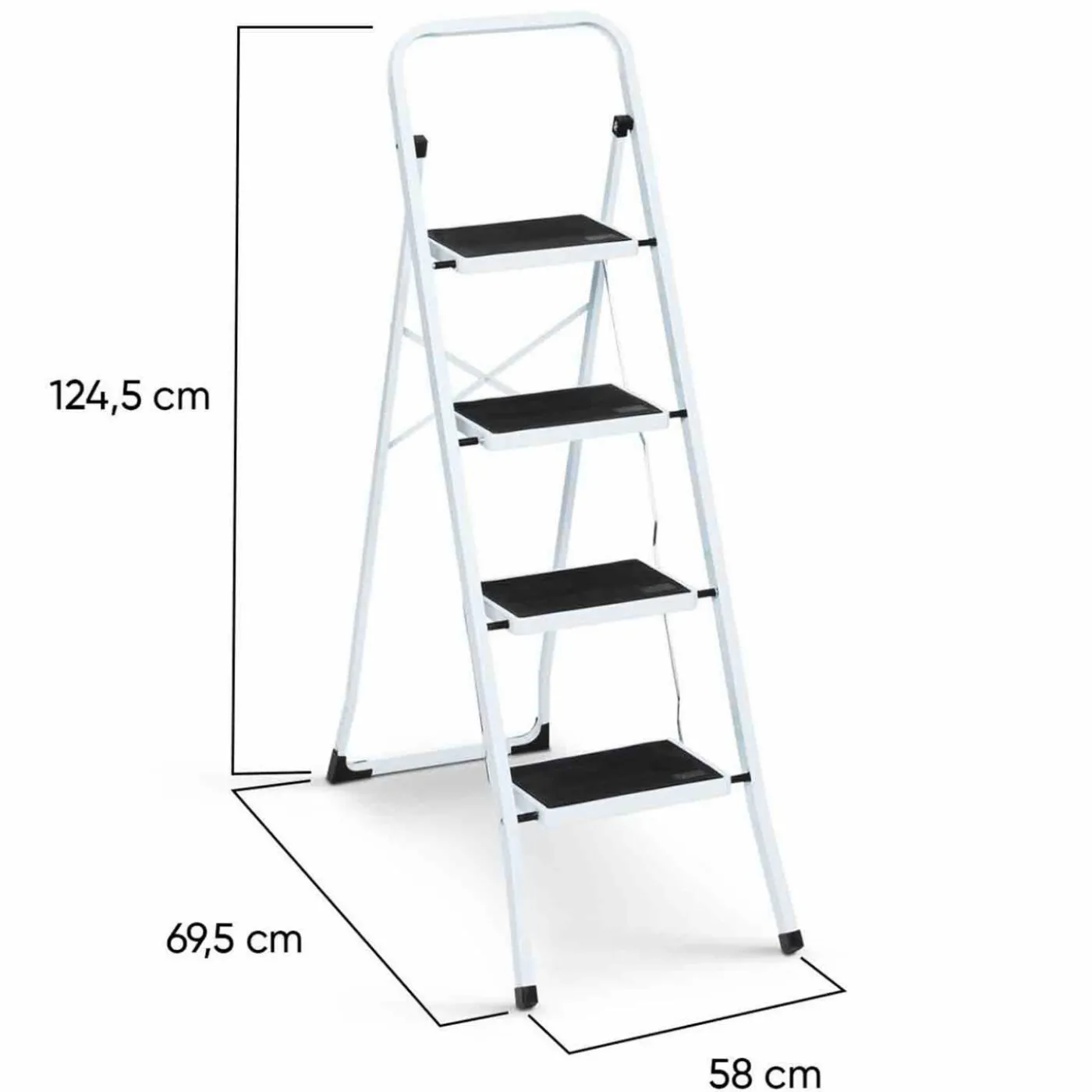 Escabeau 4 marches pliable