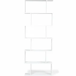Etagère blanche en S 6 niveaux