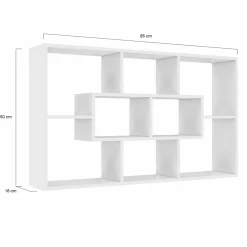 Etagère murale blanche
