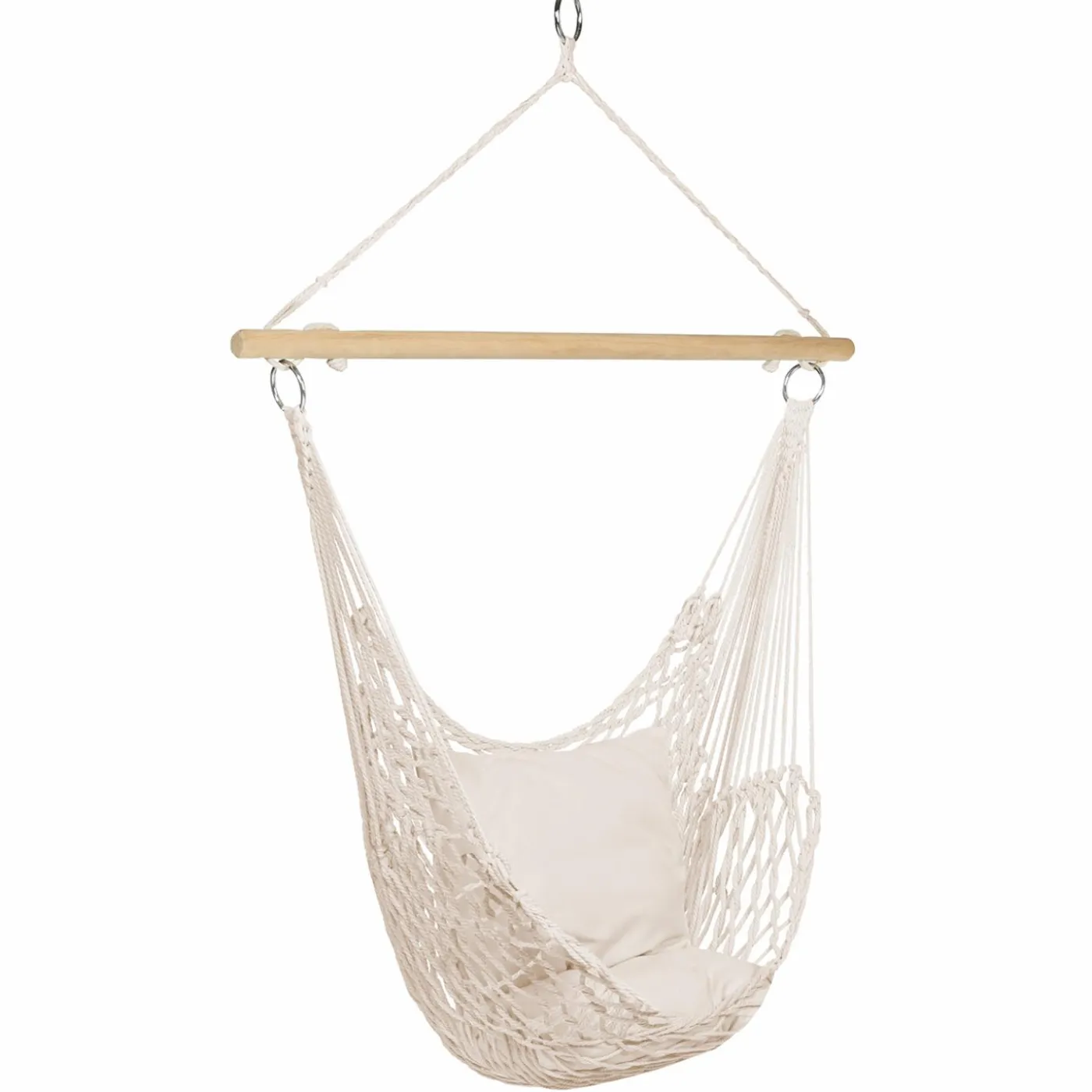 Fauteuil suspendu macramé