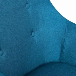 Fauteuils scandinaves bleu canard