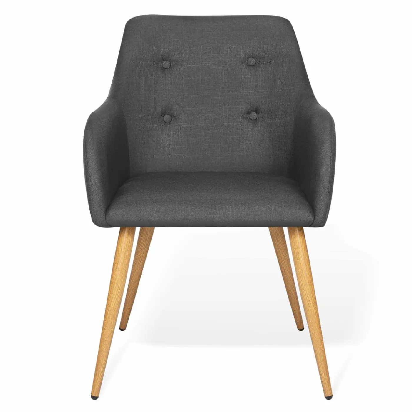 Fauteuils scandinaves gris anthracite