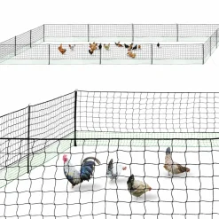 Filet à poules de 50m avec porte