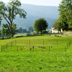 Filet à poules de 50m avec porte