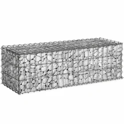 Gabions pour pierre (jardin) 100 x 30 x 30 cm : lot de 2