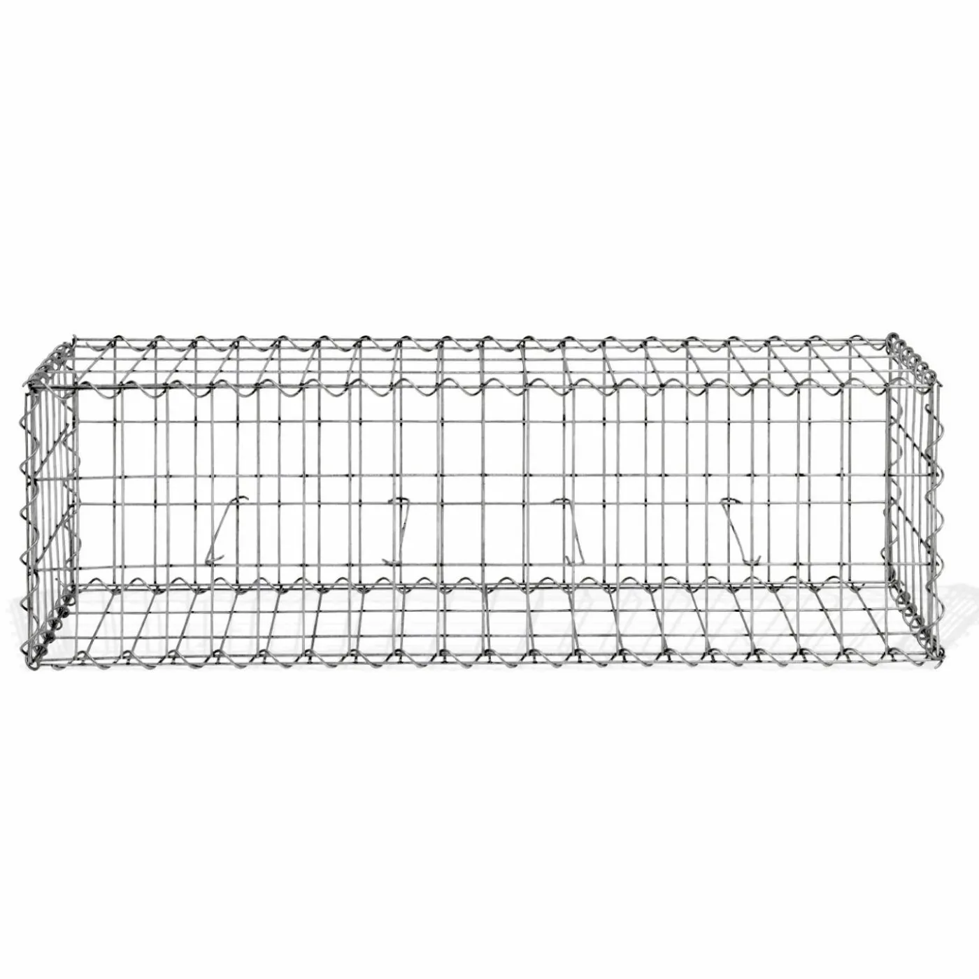Gabions pour pierre (jardin) 100 x 30 x 30 cm : lot de 2