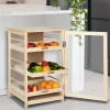 Garde-manger bois pour fruits et légumes