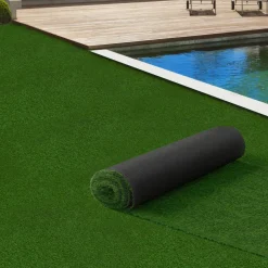 Gazon artificiel 20 mm d’épaisseur 1x10 m pour jardin/balcon