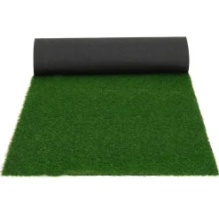Gazon artificiel 20 mm d’épaisseur 1x10 m pour jardin/balcon